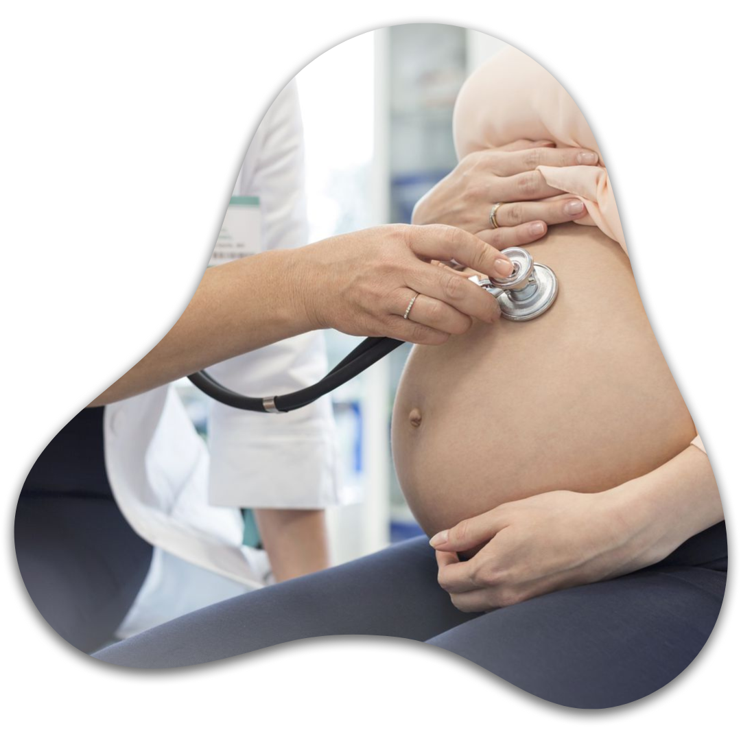 Gynecologist consulting with a patient at Synergy Super Speciality Hospital in Bhopal.