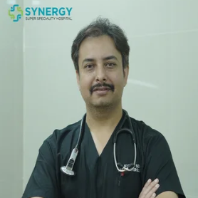 Medical professionals of Synergy Super Speciality Hospital in Bhopal, representing various specialties