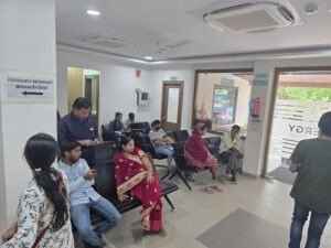 Interior view of Synergy Super Speciality Hospital in Bhopal, showcasing modern medical facilities and patient care areas