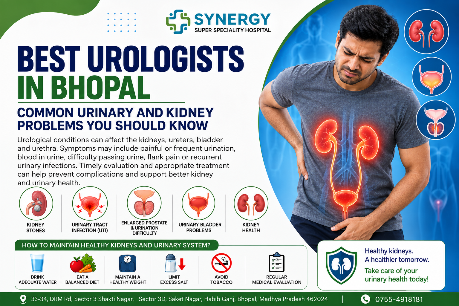 Best Urologists in Bhopal for Common Urinary and Kidney Problems